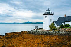 Grindle Point Lighthouse on Islesboro Island in Maine